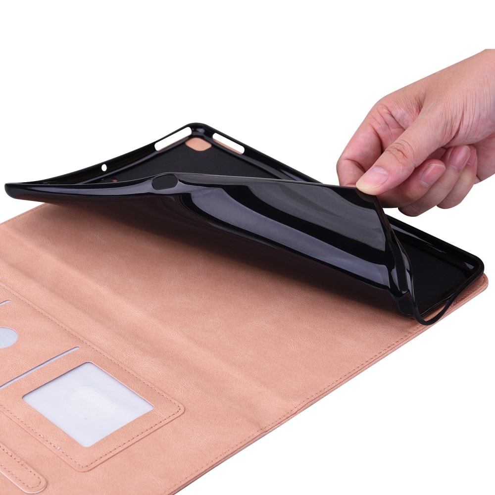  Lenovo Tab M10 5G Fodral med fjärilar, Rosa