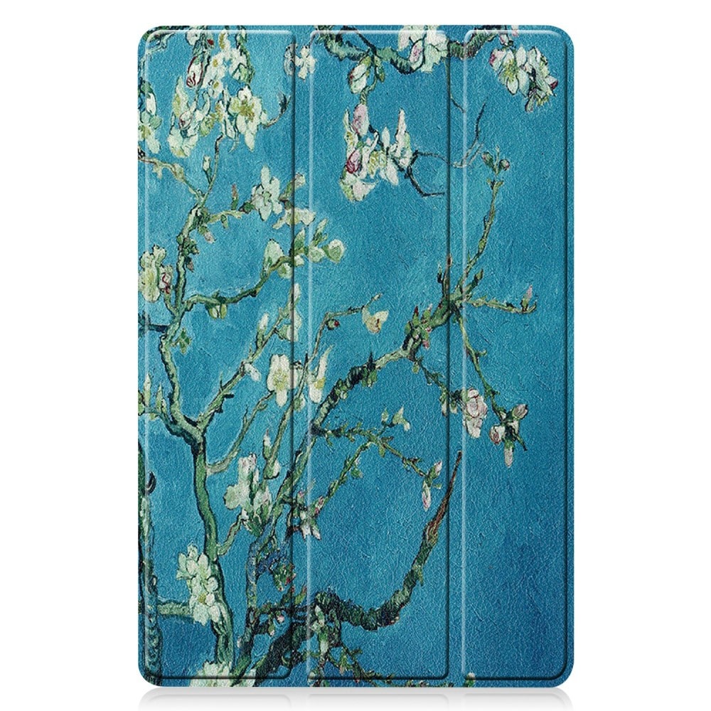 Samsung Galaxy Tab S9 FE Tri-Fold Fodral,  körsbärsblommor