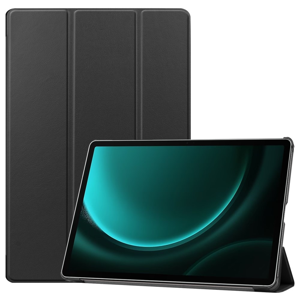 Samsung Galaxy Tab S9 FE Plus Tri-Fold Fodral, svart