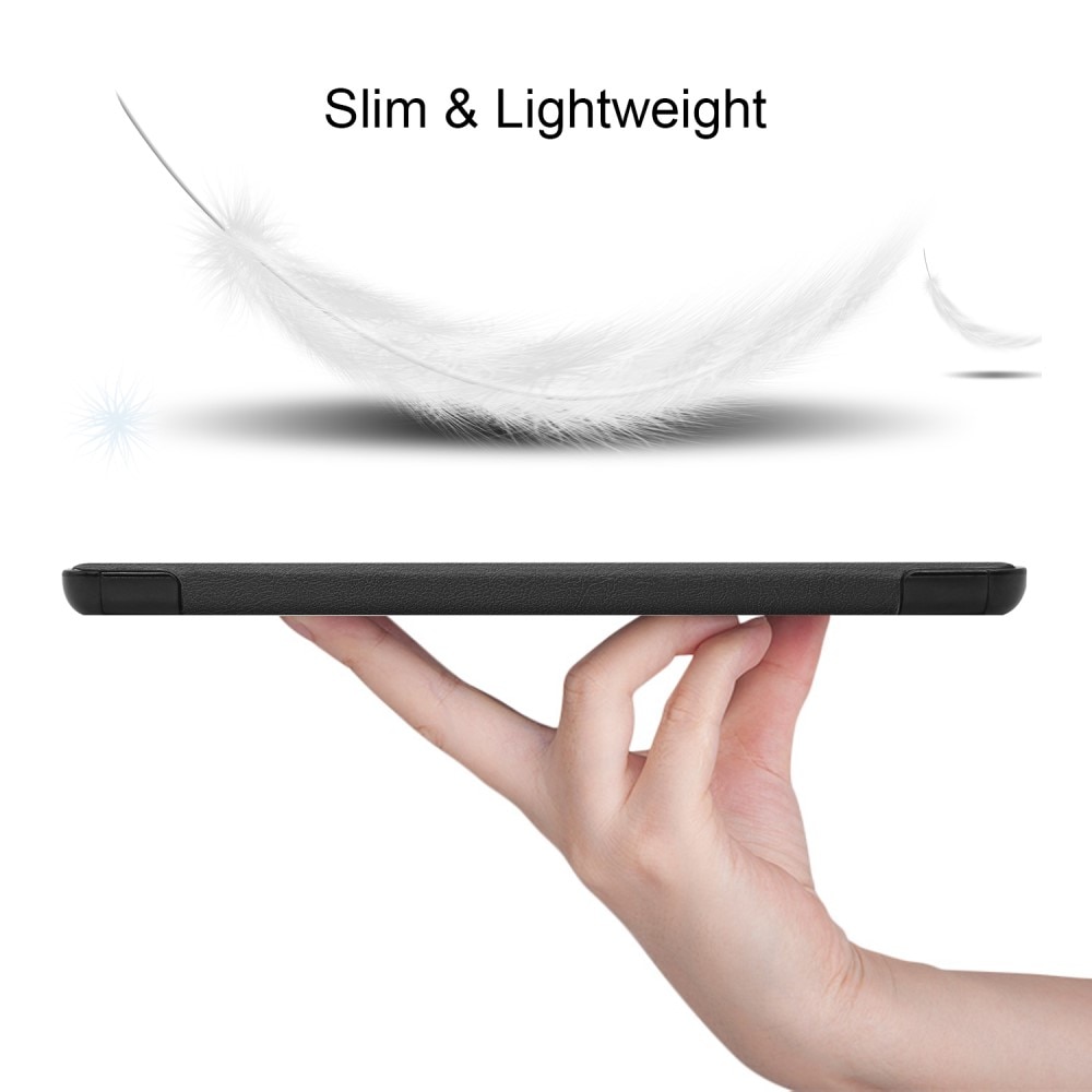 Samsung Galaxy Tab S9 FE Plus Tri-Fold Fodral, svart