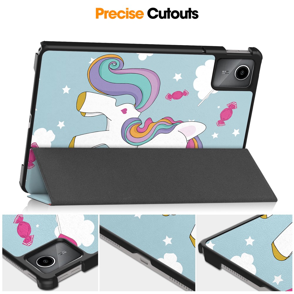 Lenovo Tab M11 - Tri-Fold Fodral, unicorn