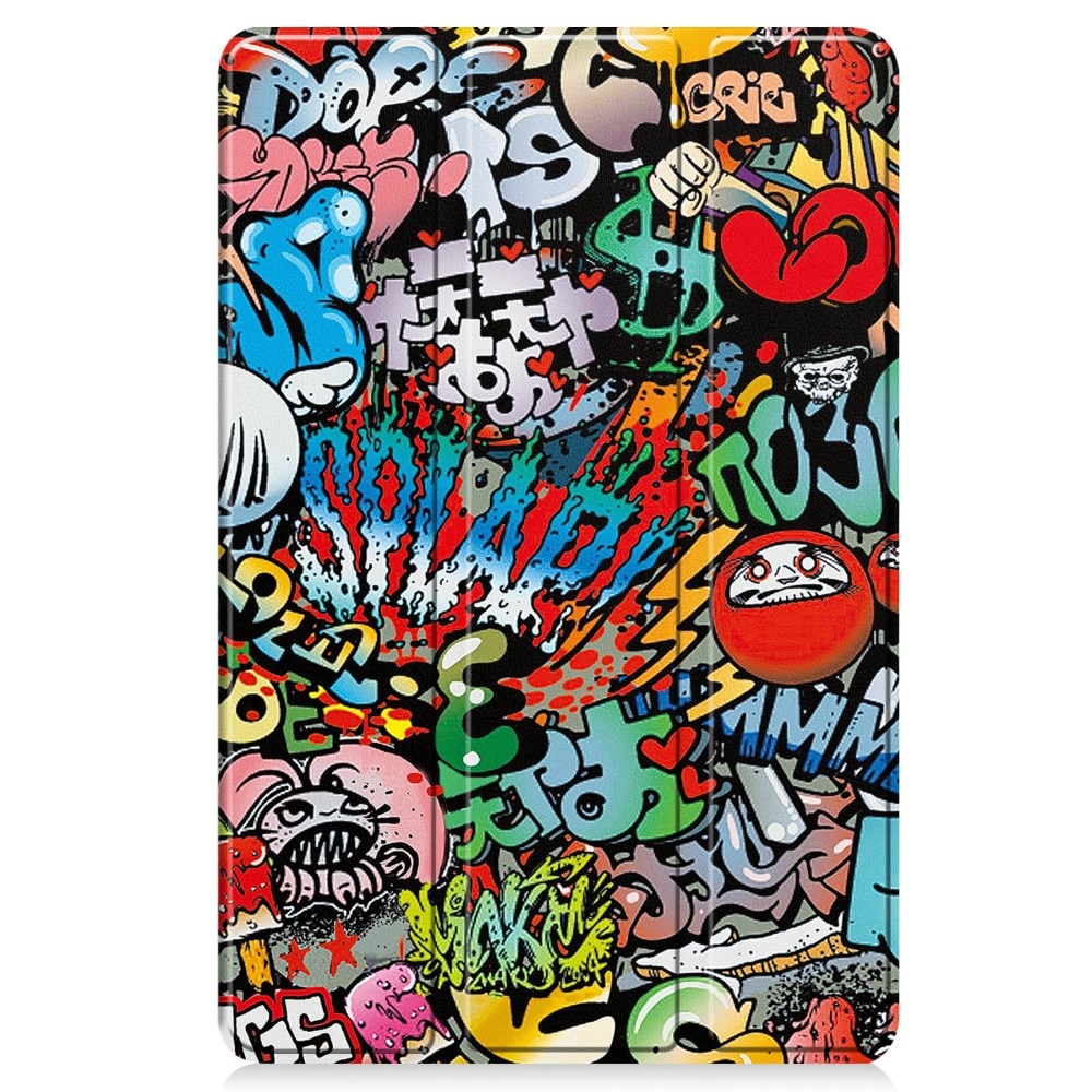 Lenovo Tab M11 - Tri-Fold Fodral, graffiti