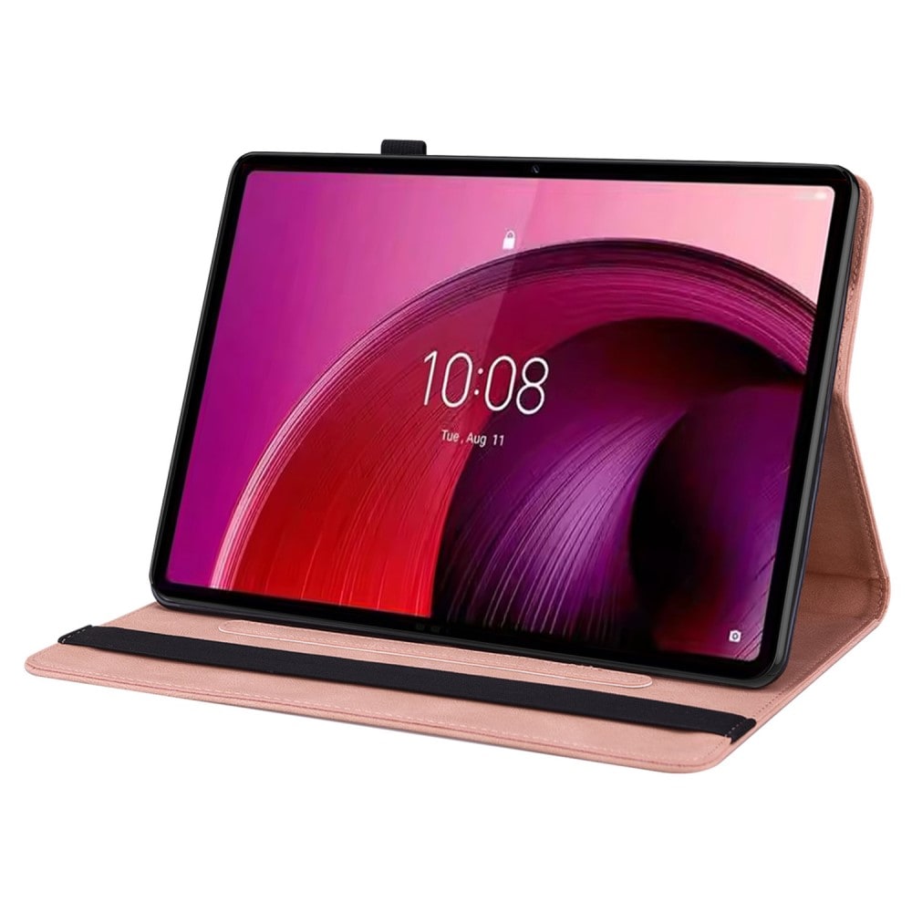 Lenovo Tab M11 rosa Fodral med fjärilar, rosa