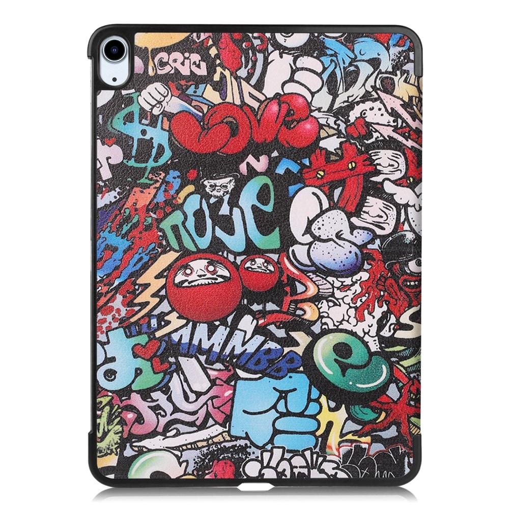 iPad Air 11 6th Gen (2024) - Tri-Fold Fodral, graffiti