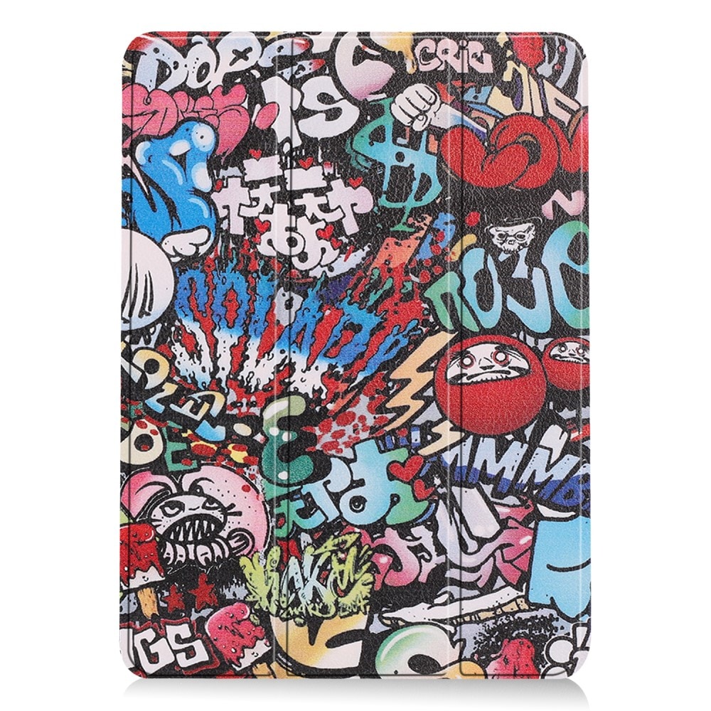 iPad Air 11 6th Gen (2024) - Tri-Fold Fodral, graffiti