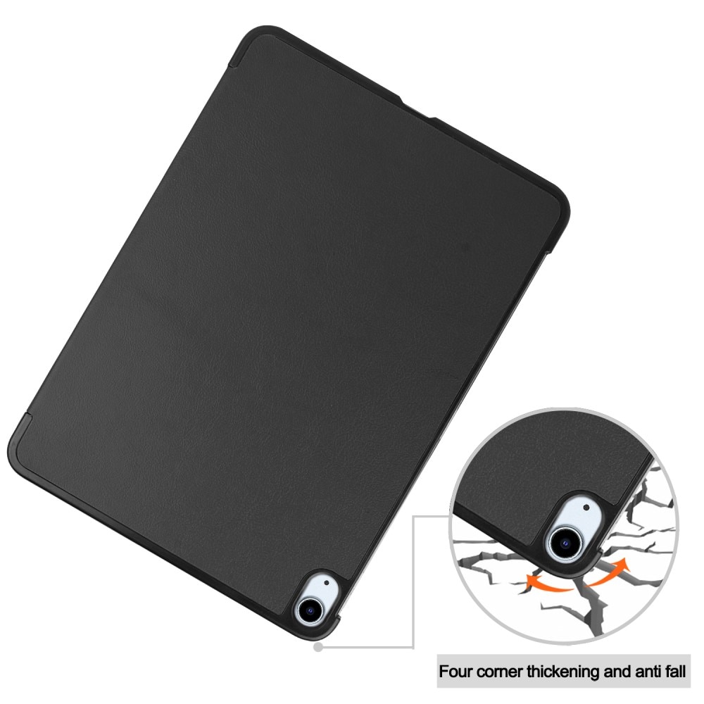 iPad Air 11 6th Gen (2024) Tri-Fold Fodral, svart