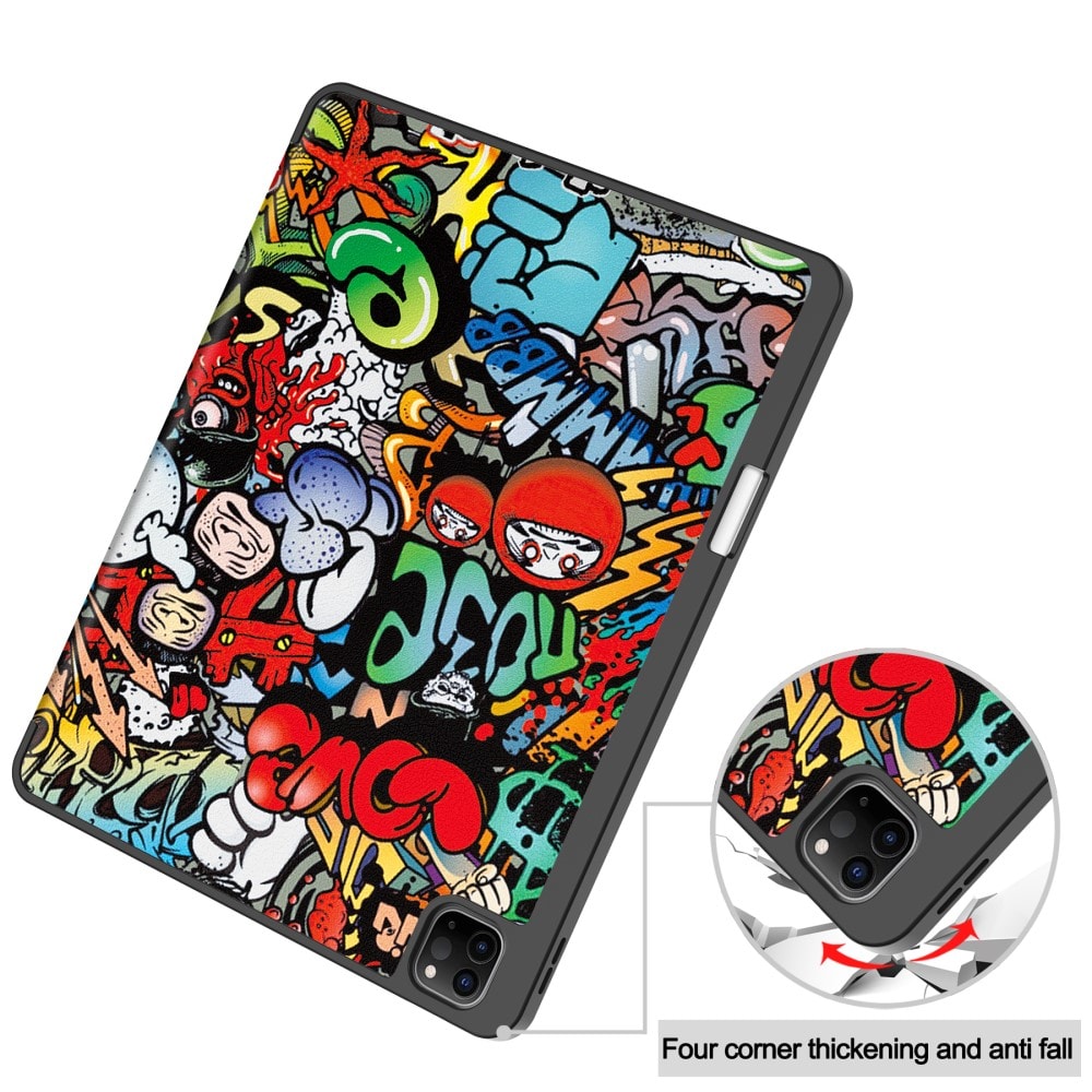 iPad Air 13 (2024) - Tri-Fold Fodral, graffiti