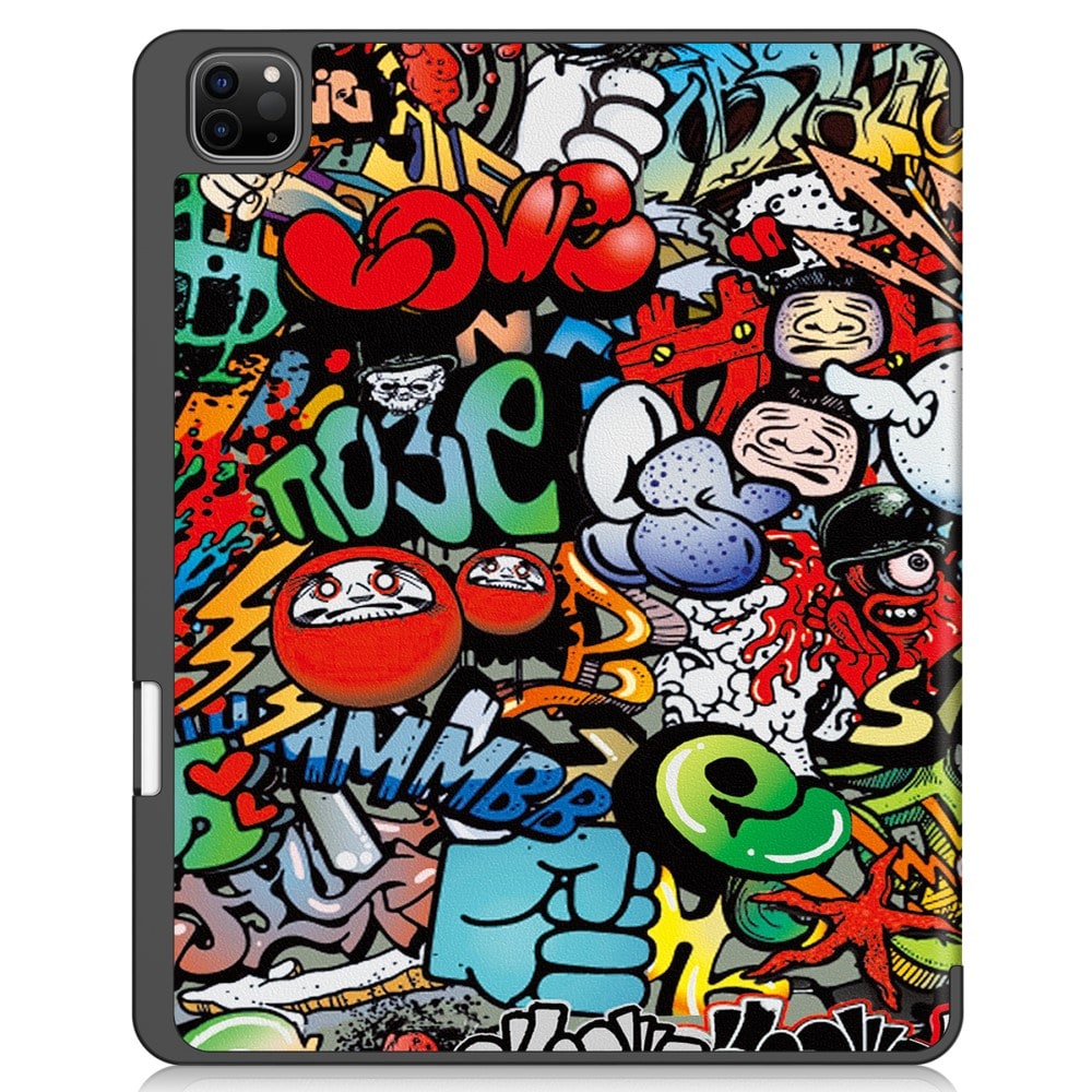 iPad Air 13 (2024) - Tri-Fold Fodral, graffiti