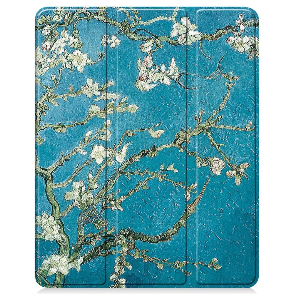 iPad Air 13 (2024) Tri-Fold Fodral, körsbärsblommor