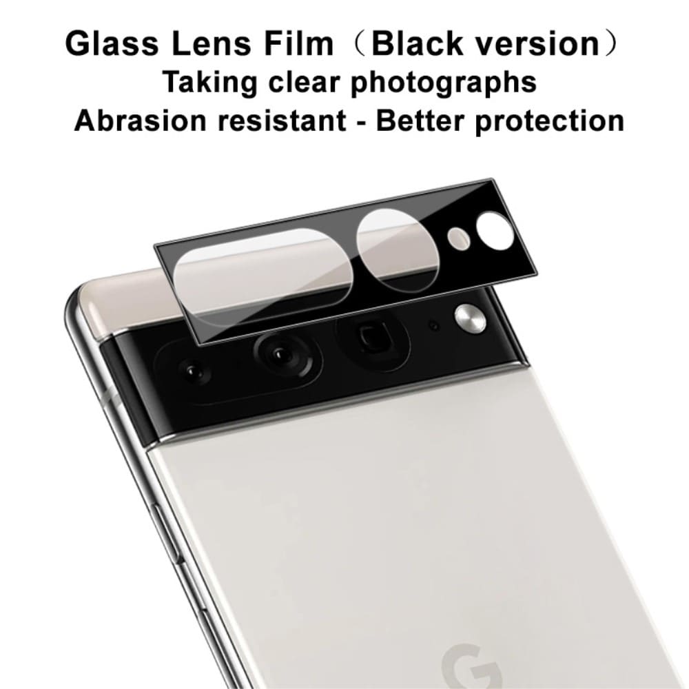 Google Pixel 7 Pro Kameraskydd i glas, svart