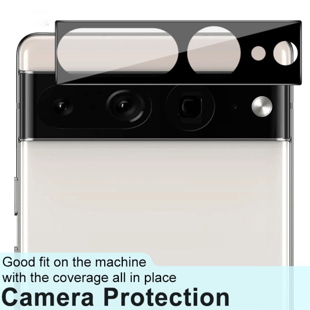 Google Pixel 7 Pro Kameraskydd i glas, svart