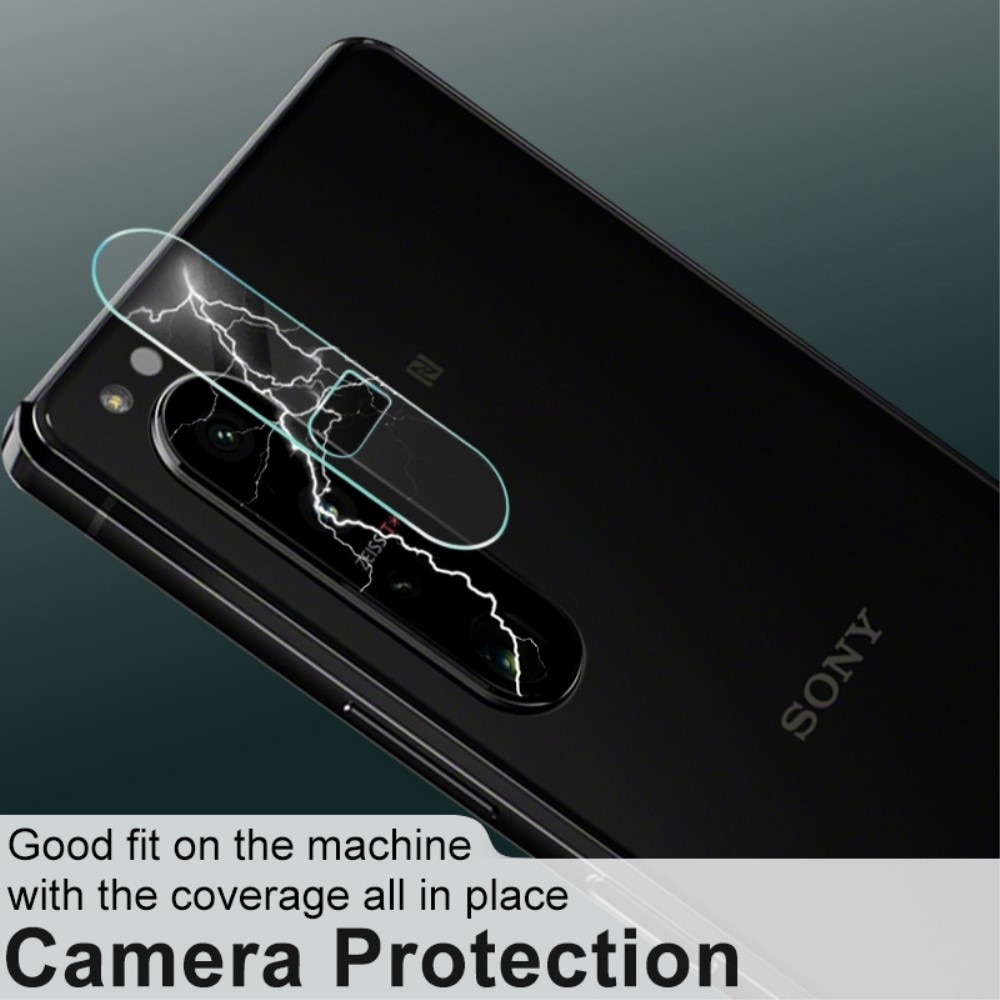 2-pack Härdat Glas Linsskydd Sony Xperia 1 Kameraskydd i glas