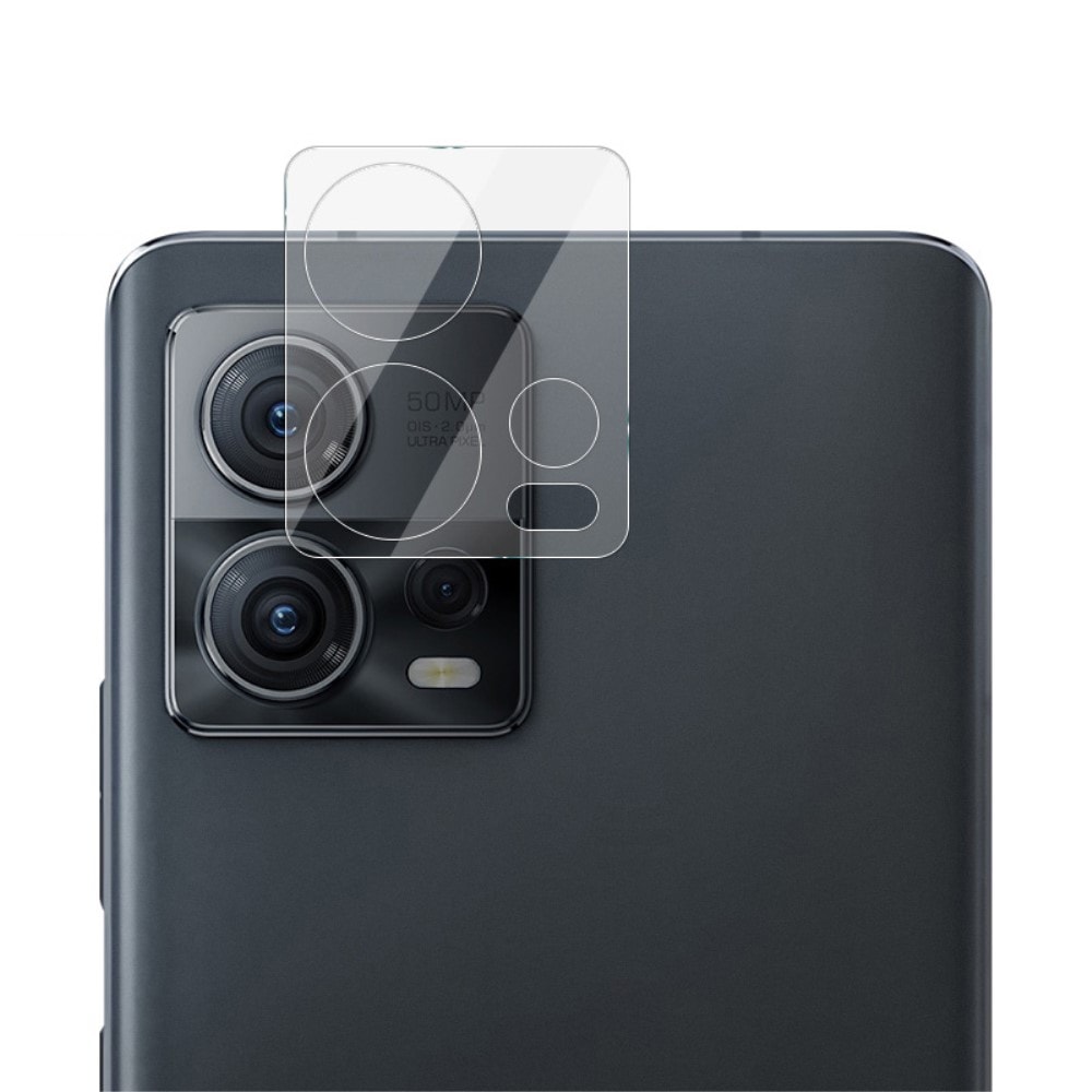 Motorola Edge 30 Fusion Kameraskydd i glas, Genomskinlig