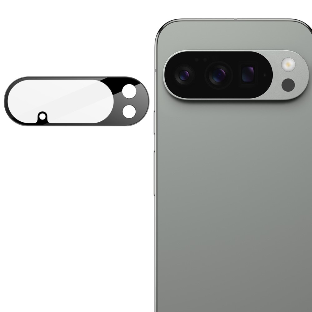 Google Pixel 10 Pro Kameraskydd i glas, Svart