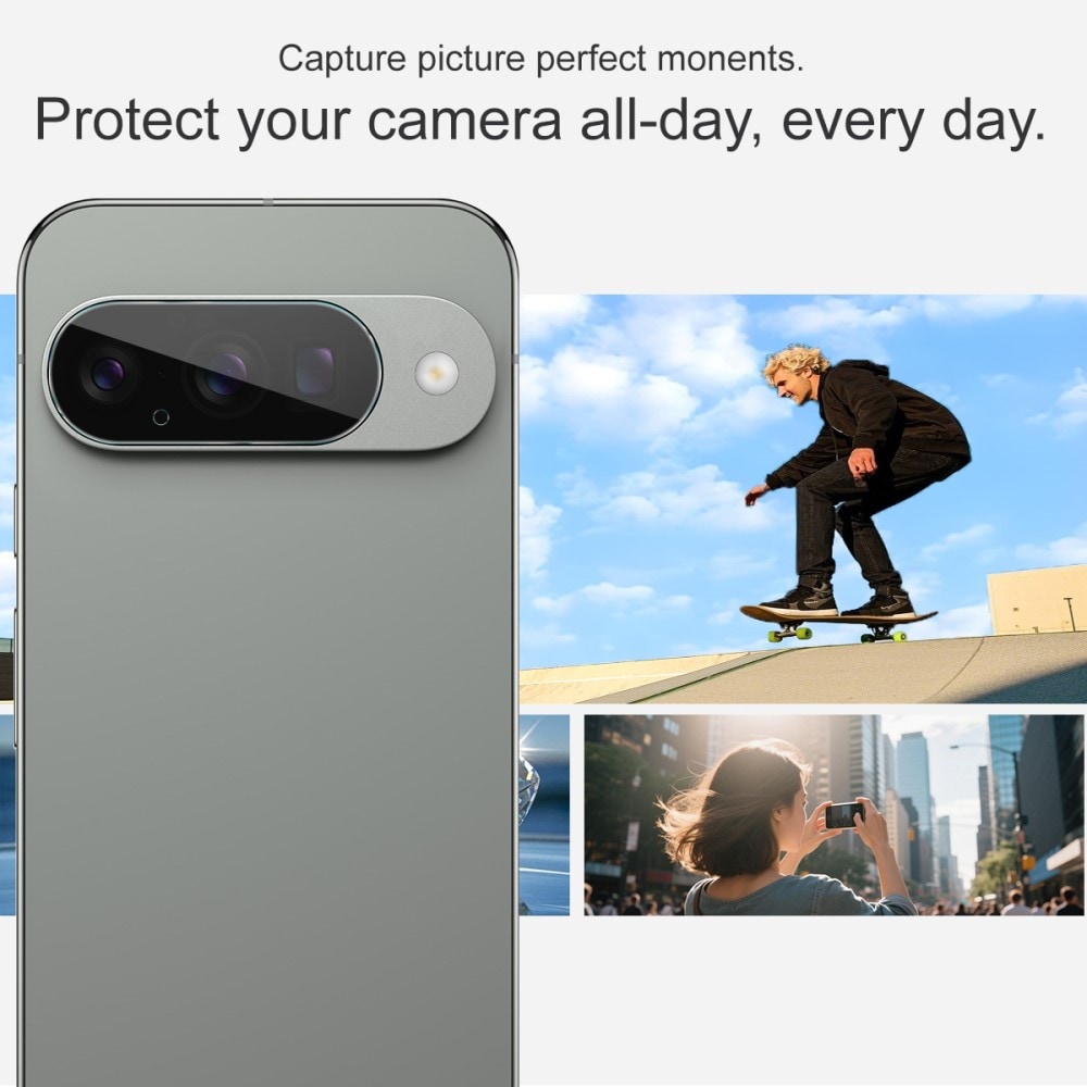 Google Pixel 10 2-pack Linsskydd i glas