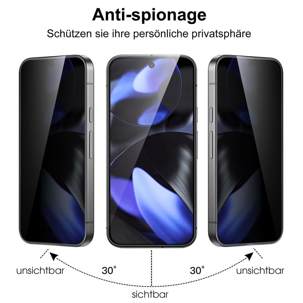 Google Pixel 10 Anti-spy skärmskydd i glas