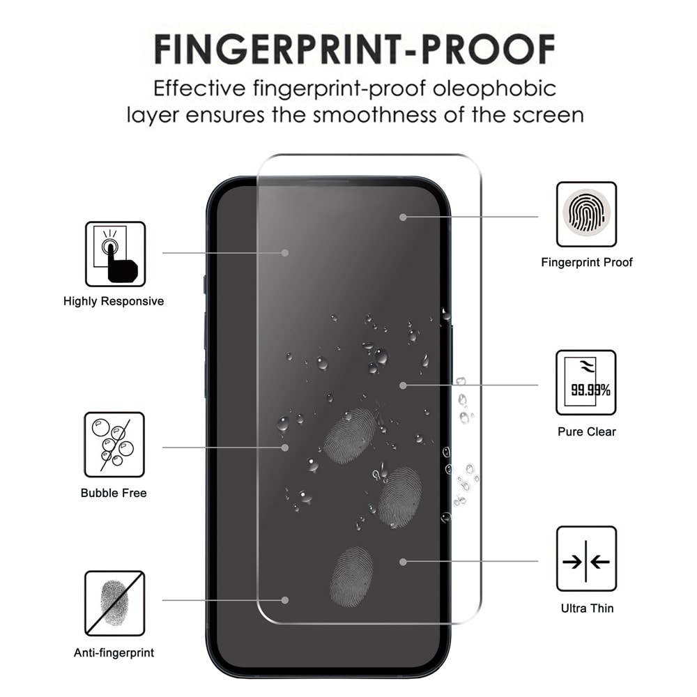 Google Pixel 10 Pro Skärmskydd i härdat glas