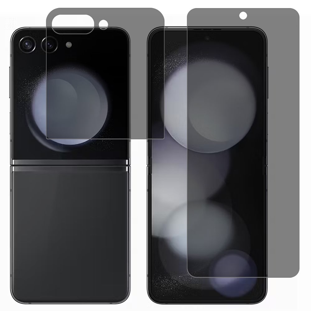 Samsung Galaxy Z Flip 7 Anti-Spy inner- & ytterskärmskydd