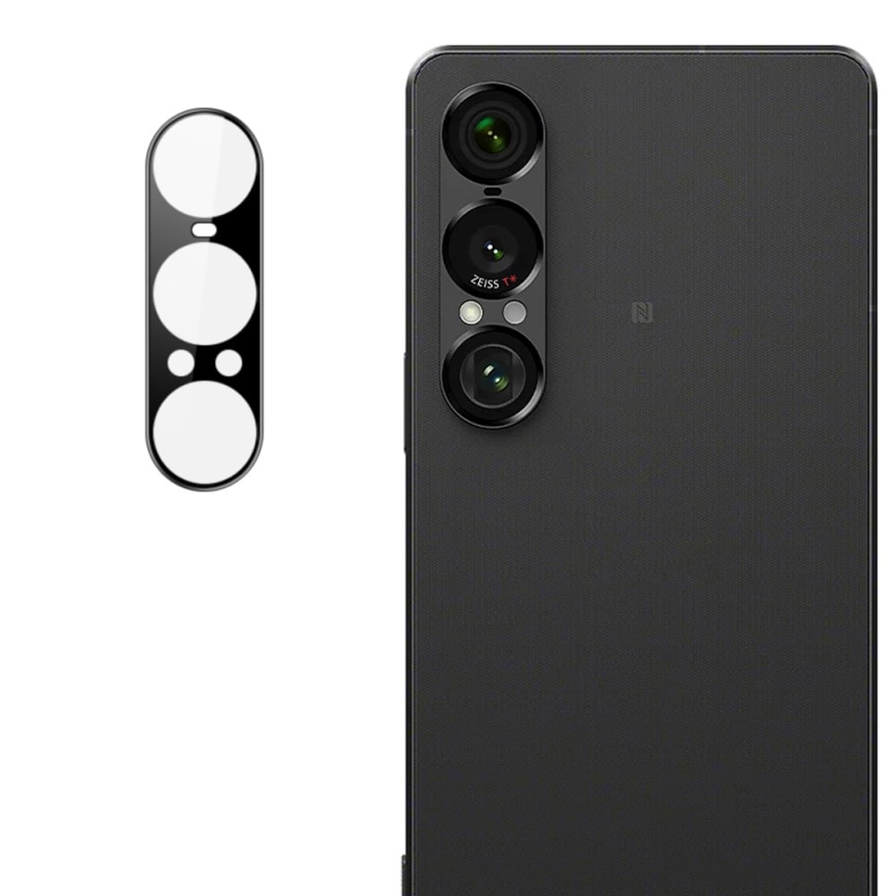 Sony Xperia 1 VII Kameraskydd i glas, Svart