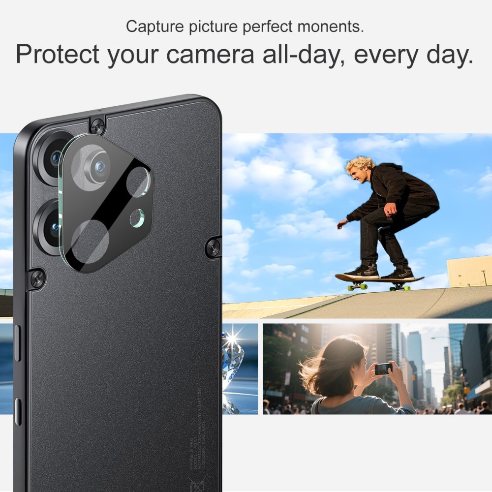 Nothing CMF Phone 2 Pro Kameraskydd i glas, Svart