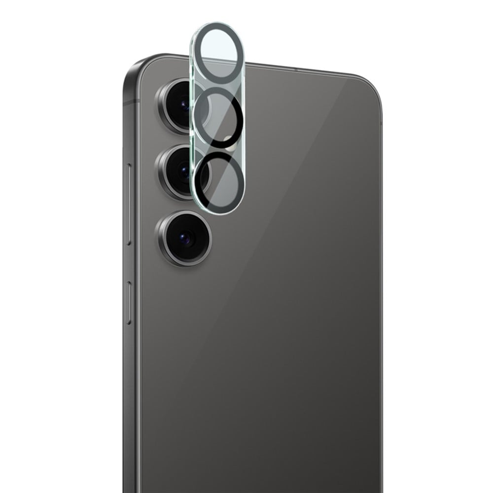 Samsung Galaxy S25 FE Kameraskydd i glas, Genomskinlig
