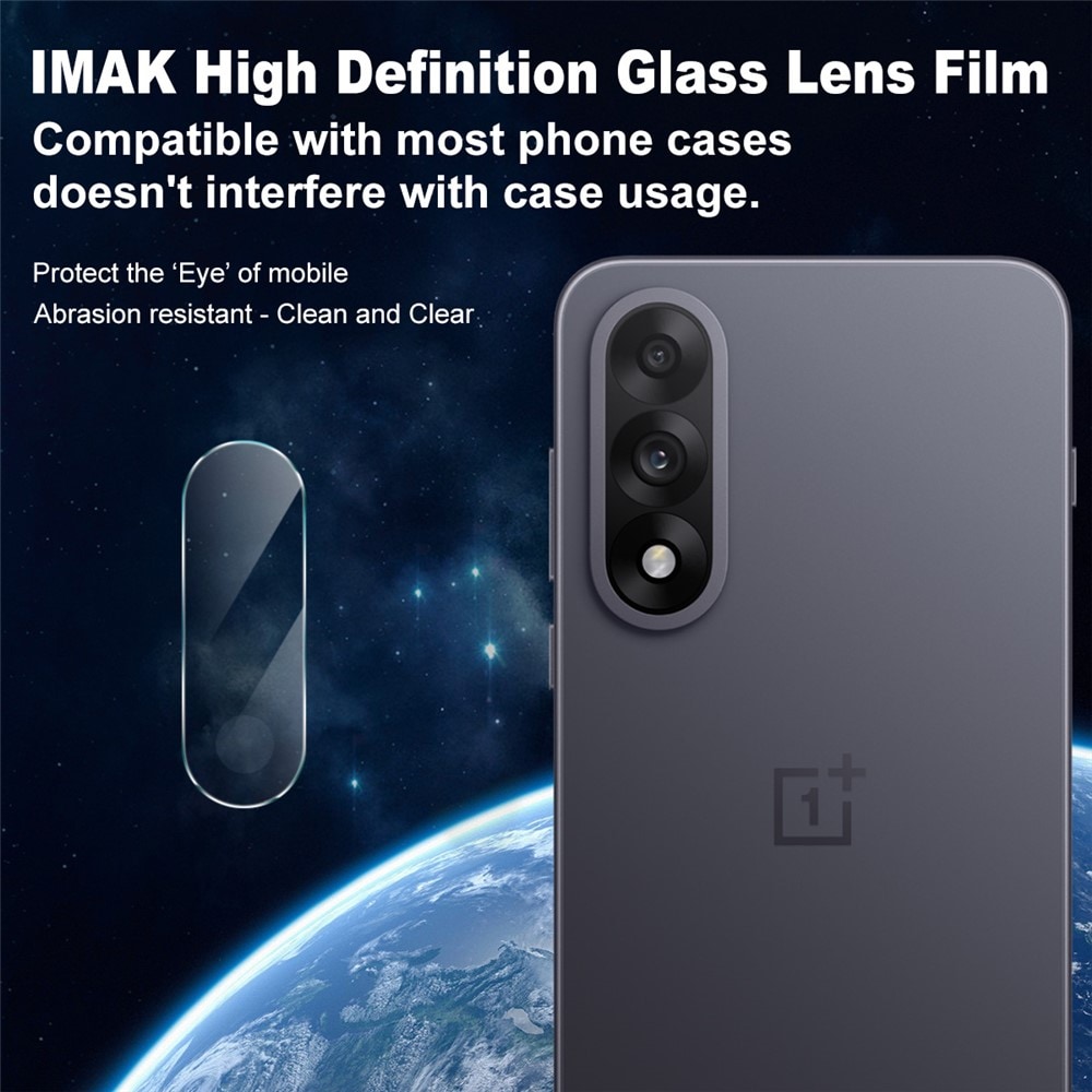  OnePlus Nord 5 Kameraskydd i glas, Genomskinlig