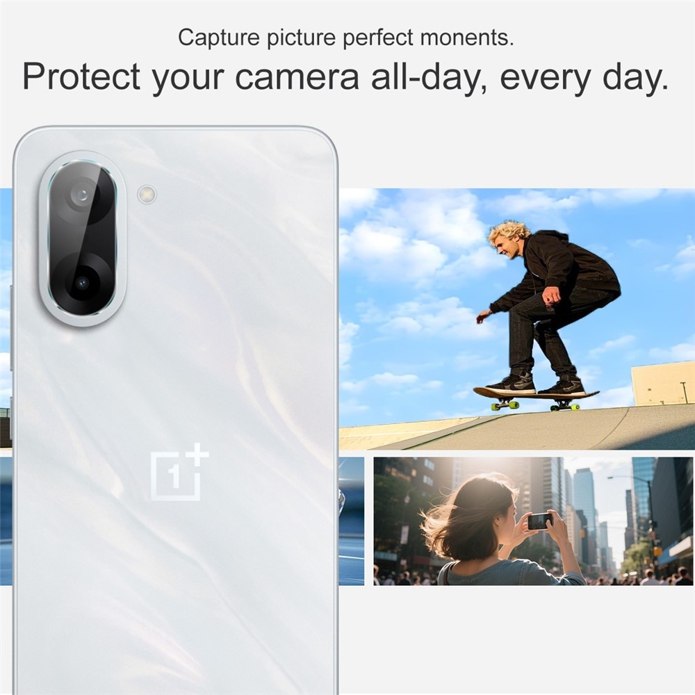  OnePlus Nord CE5 Kameraskydd i glas, Genomskinlig