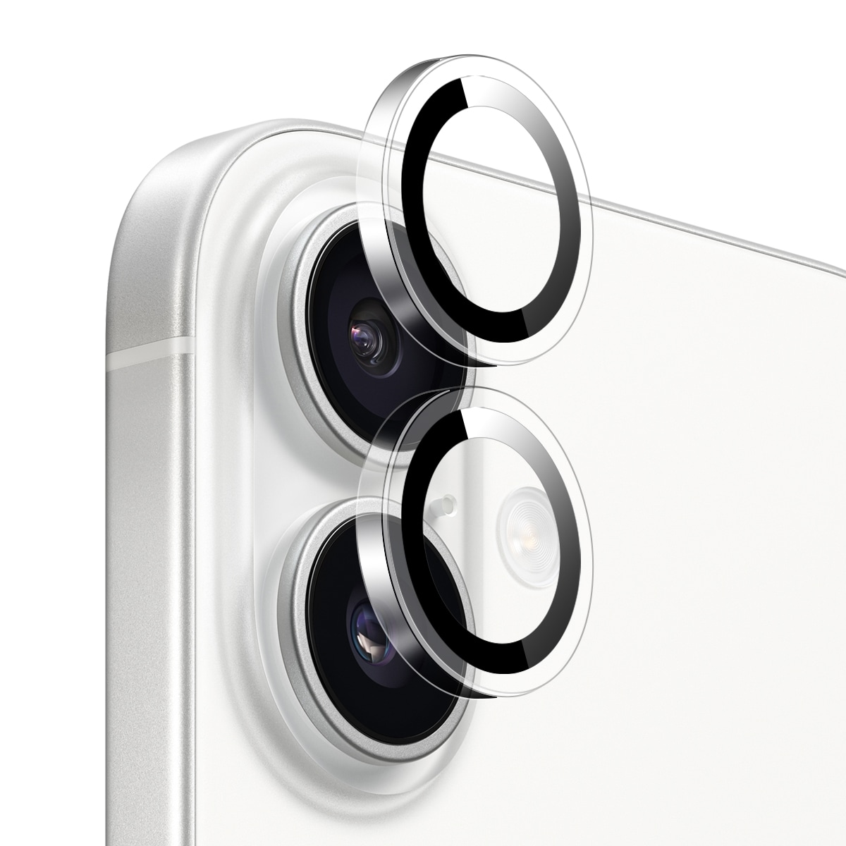 iPhone 17 Linsskydd i härdat glas Svart