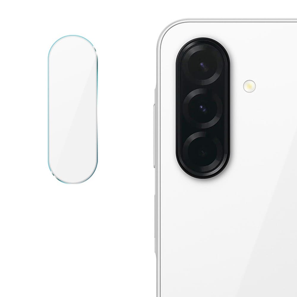Samsung Galaxy A17 Kameraskydd i glas, Genomskinlig