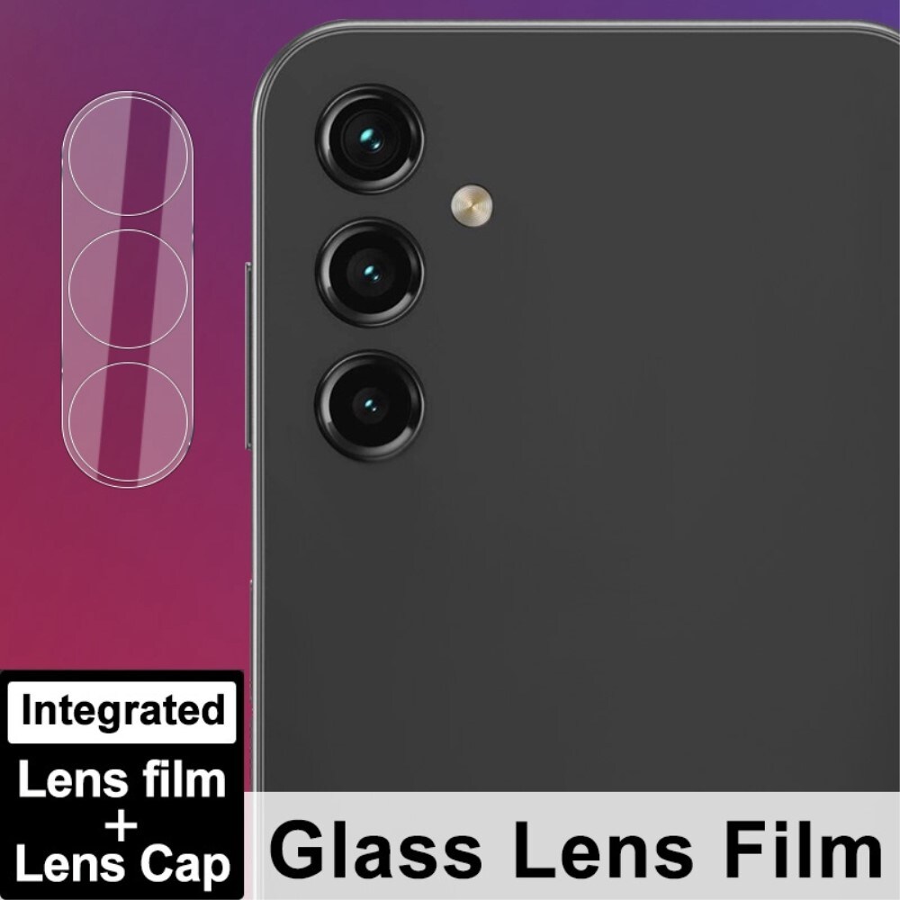 Samsung Galaxy A14 Kameraskydd i glas, Genomskinlig