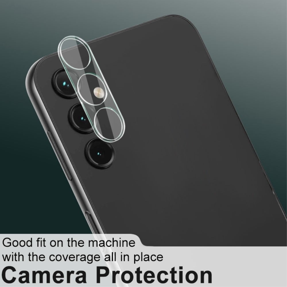 Samsung Galaxy A14 Kameraskydd i glas, Genomskinlig