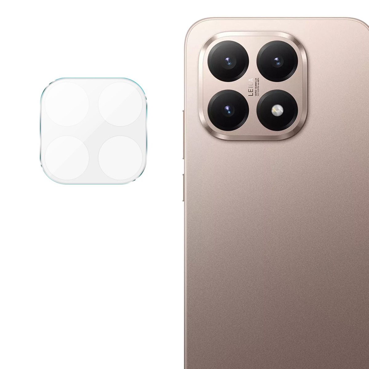 Xiaomi 15T Pro Kameraskydd i glas, Genomskinlig