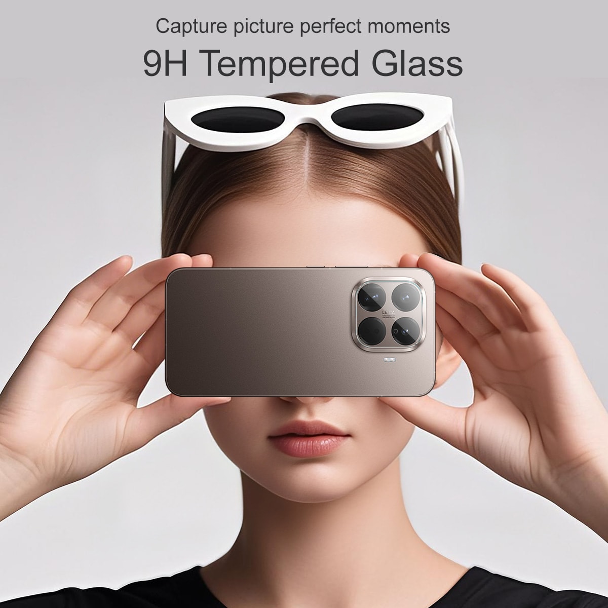 Xiaomi 15T Pro Kameraskydd i glas, Genomskinlig