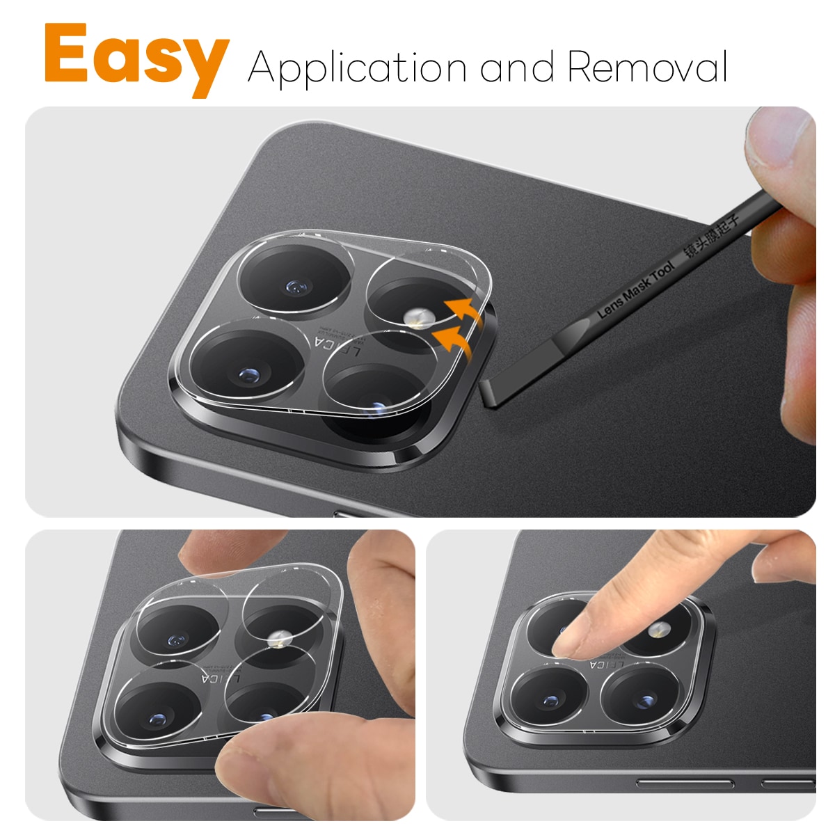 Xiaomi 15T Pro 2-pack Kameraskydd i härdat glas