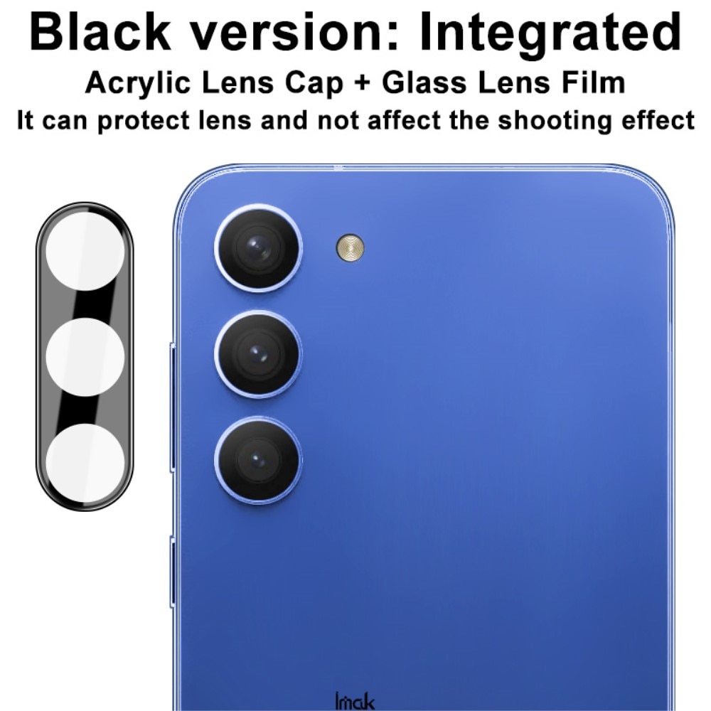 Samsung Galaxy S23/S23 Plus Kameraskydd i glas, svart