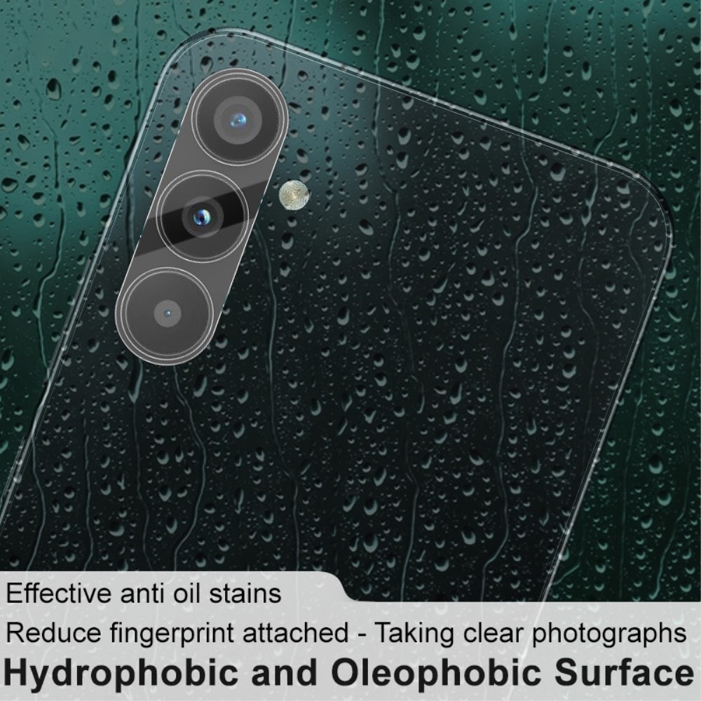 Samsung Galaxy A34 Kameraskydd i glas, Genomskinlig