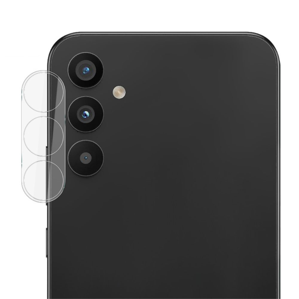 Samsung Galaxy A34 Kameraskydd i glas, Genomskinlig