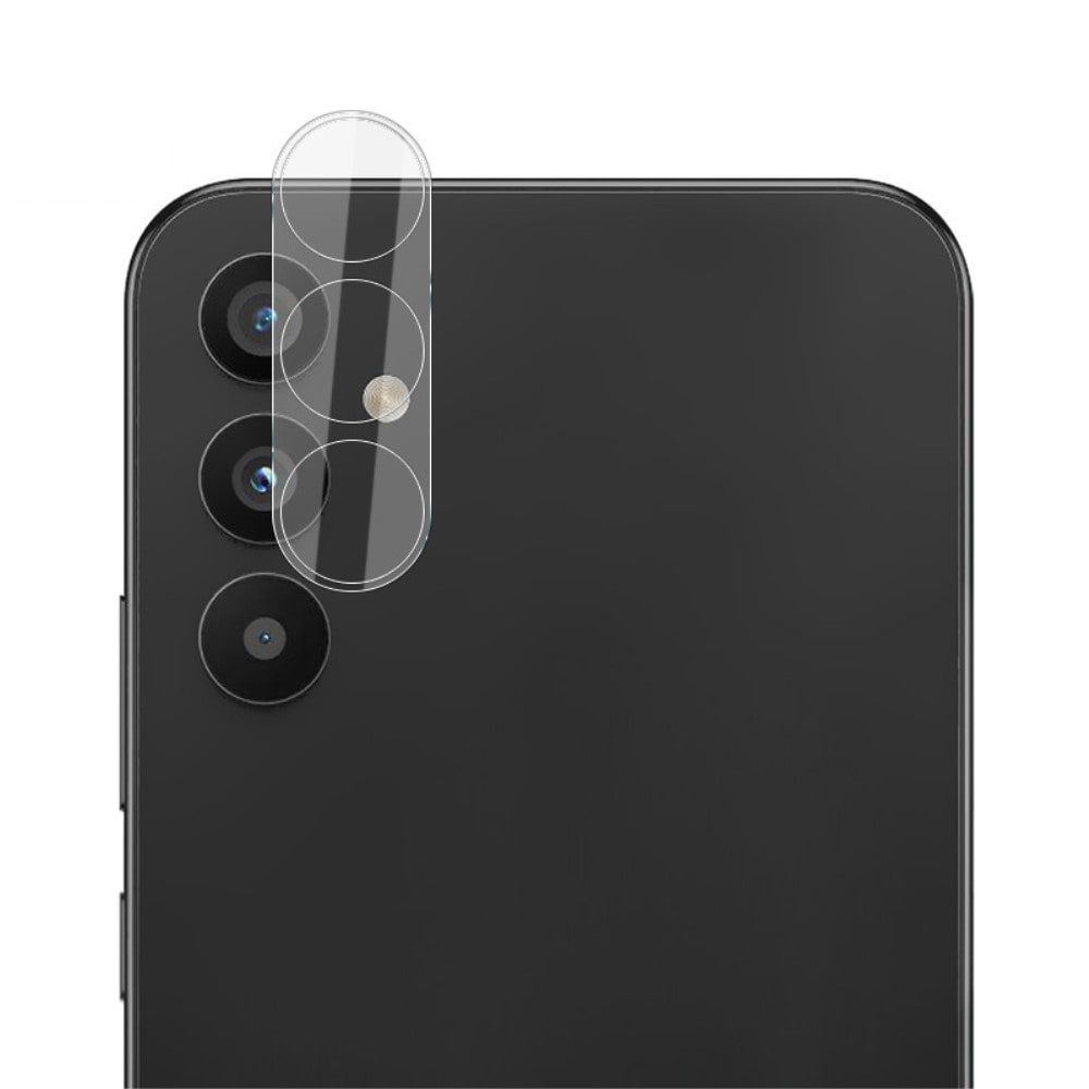 Samsung Galaxy A34 Kameraskydd i glas, Genomskinlig