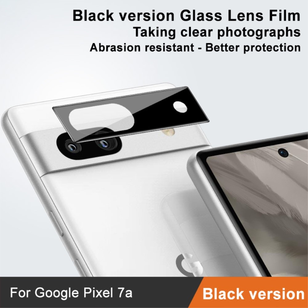 Google Pixel 7a Kameraskydd i glas, svart