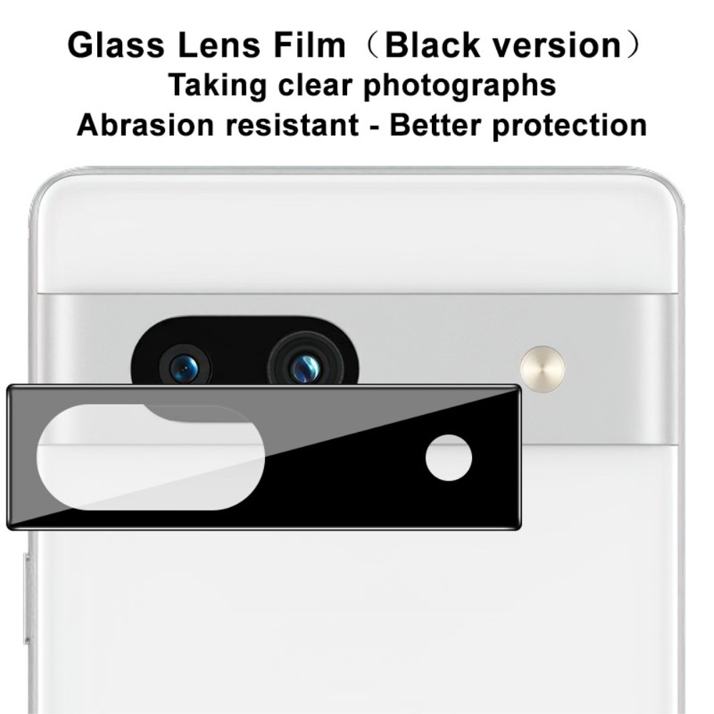 Google Pixel 7a Kameraskydd i glas, svart