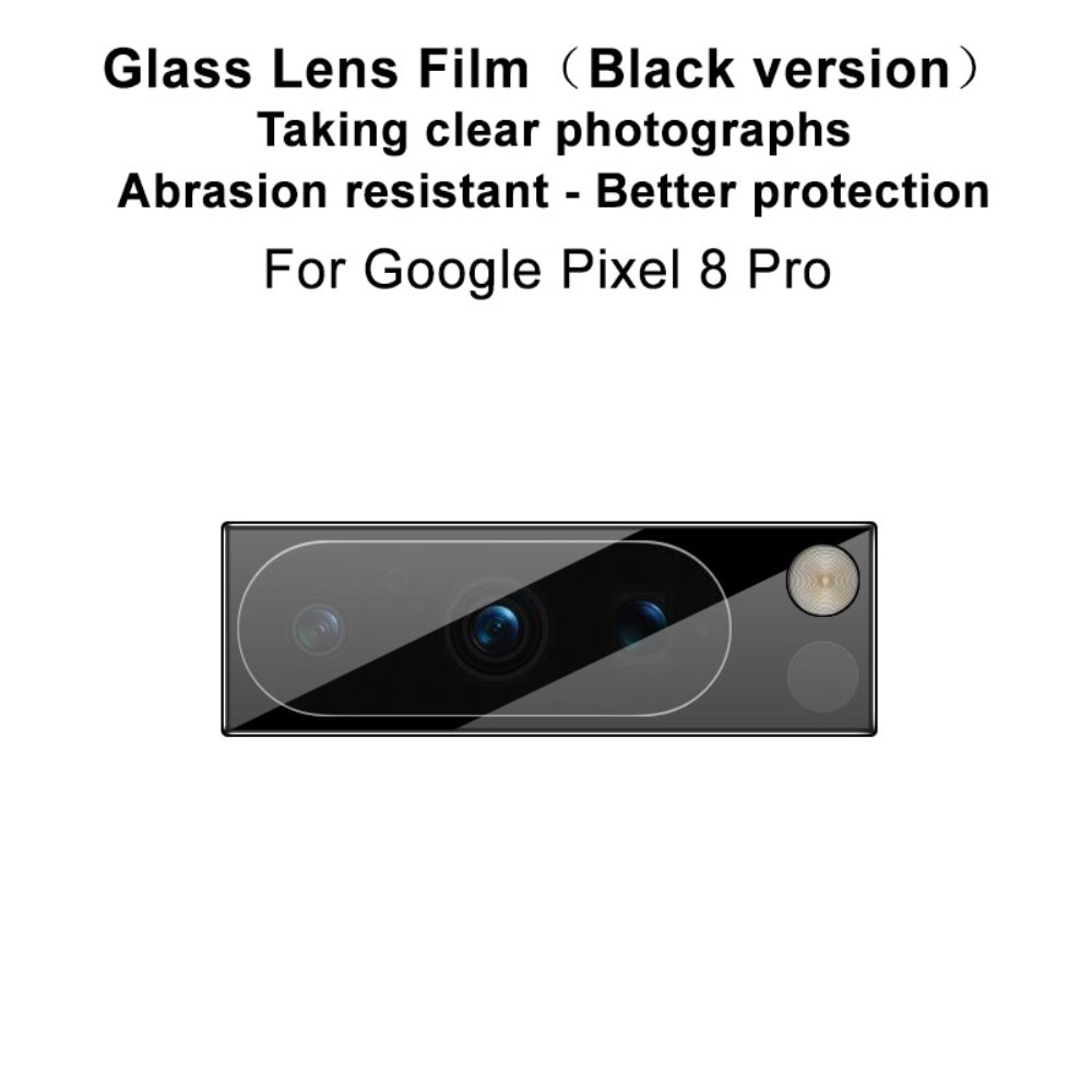 Google Pixel 8 Pro Kameraskydd i glas, svart
