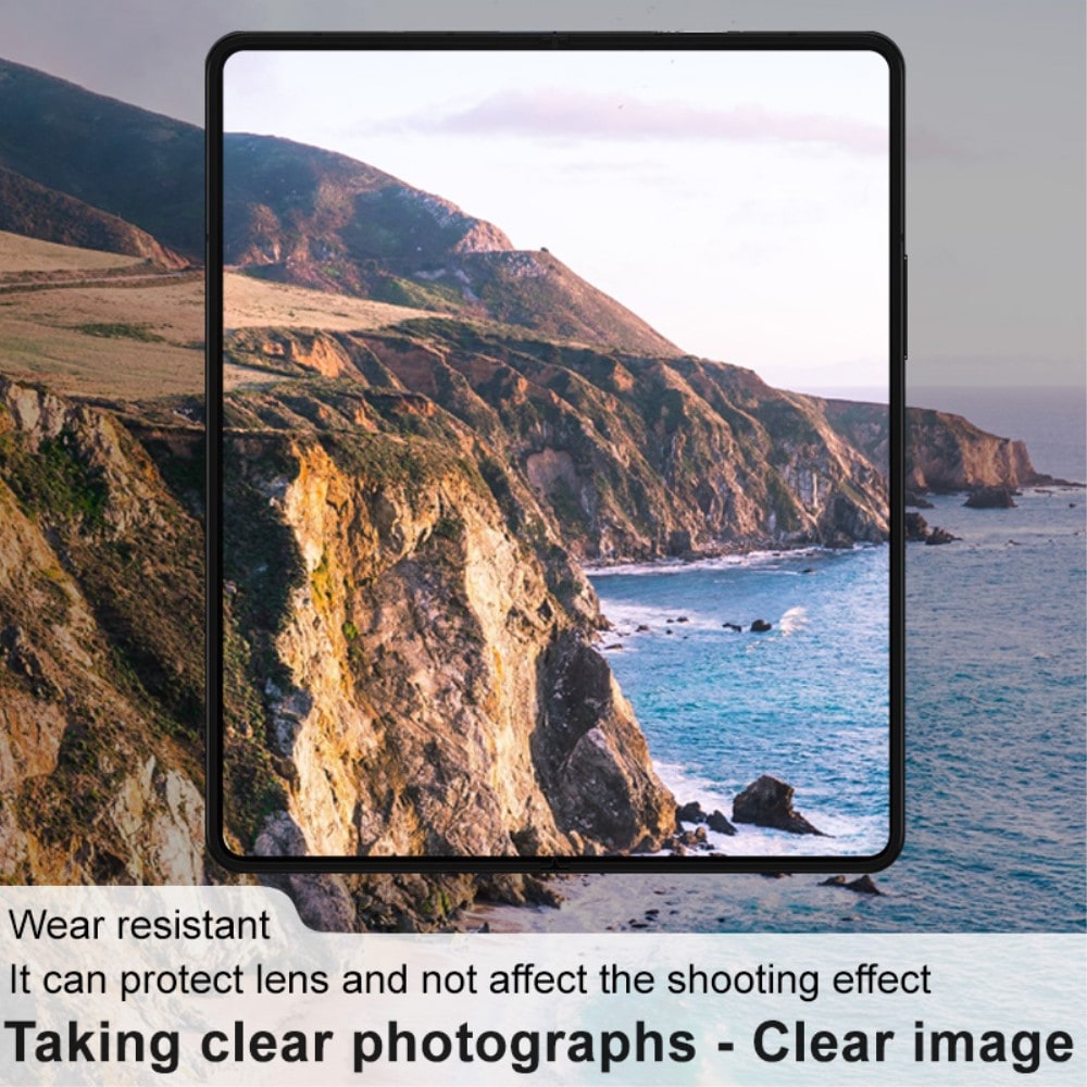 Samsung Galaxy Z Fold 5 Kameraskydd i glas