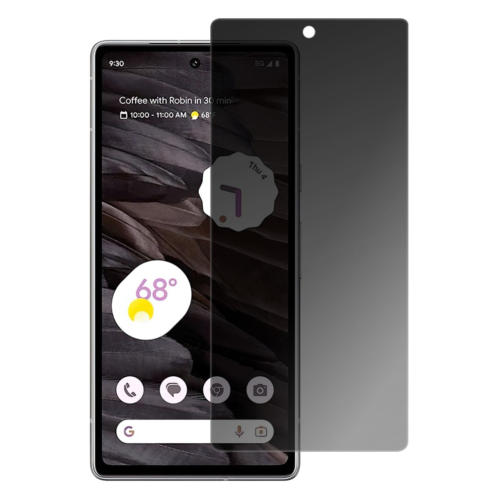 Google Pixel 7a Anti-spy skärmskydd i glas