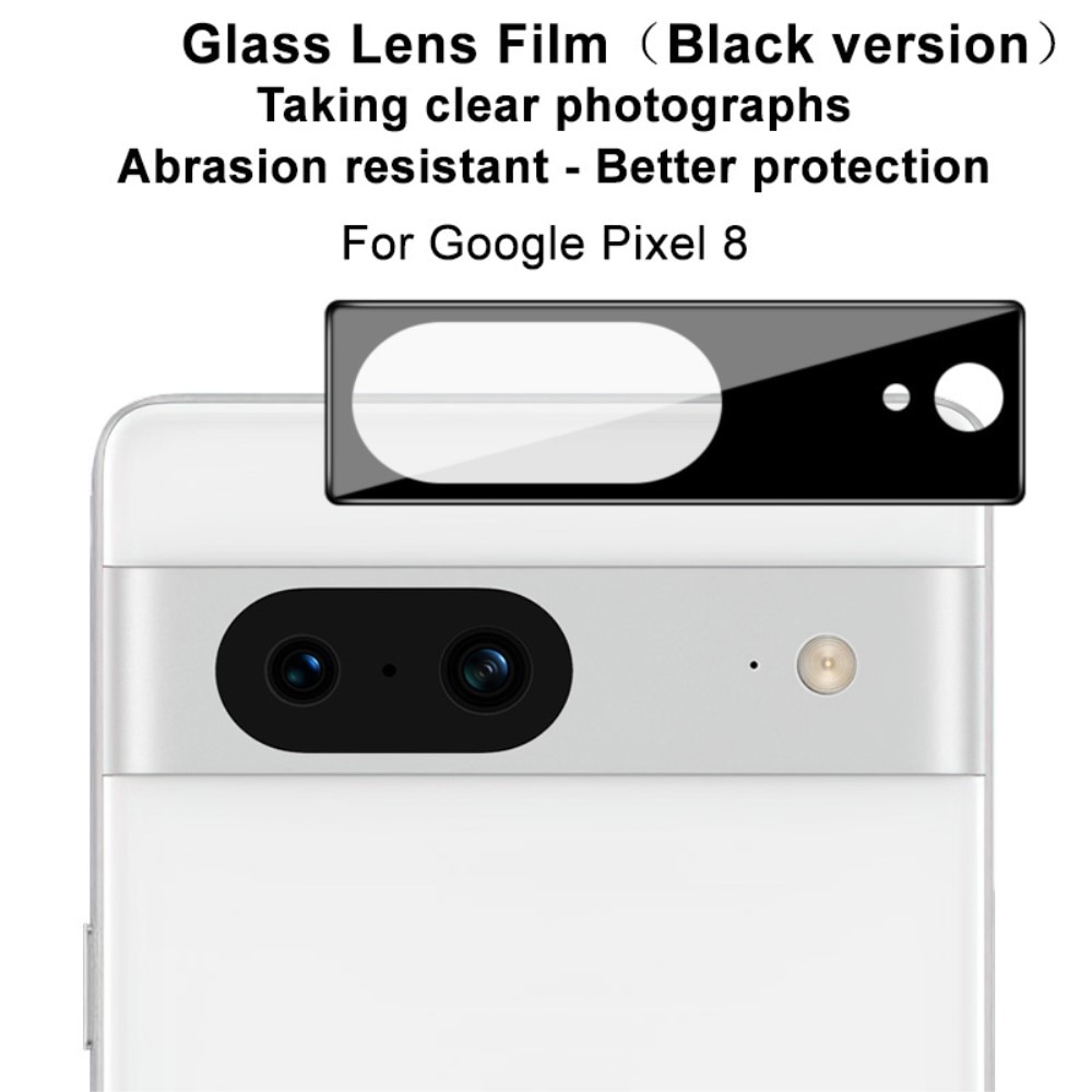 Google Pixel 8 Kameraskydd i glas, svart