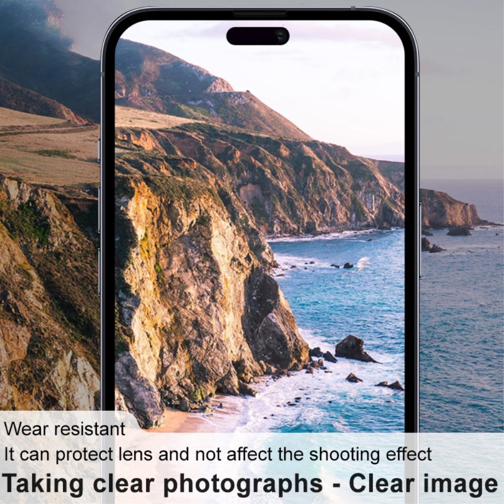 iPhone 15 Pro Max Kameraskydd i glas