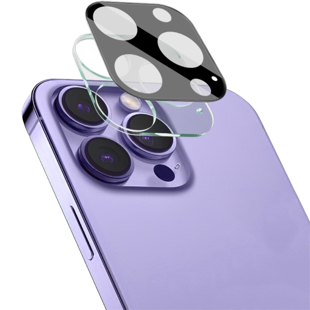 iPhone 15 Pro Max Kameraskydd i glas, svart