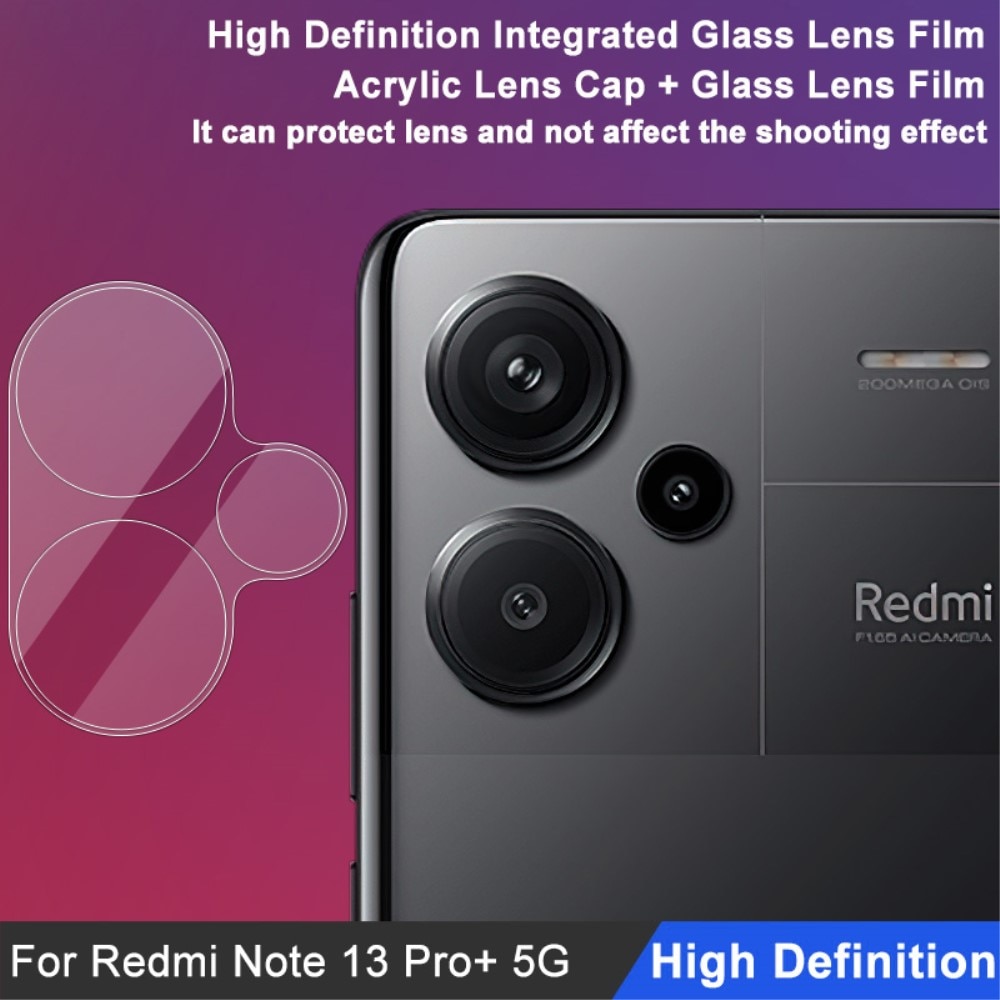Xiaomi Redmi Note 13 Pro Plus Kameraskydd i glas