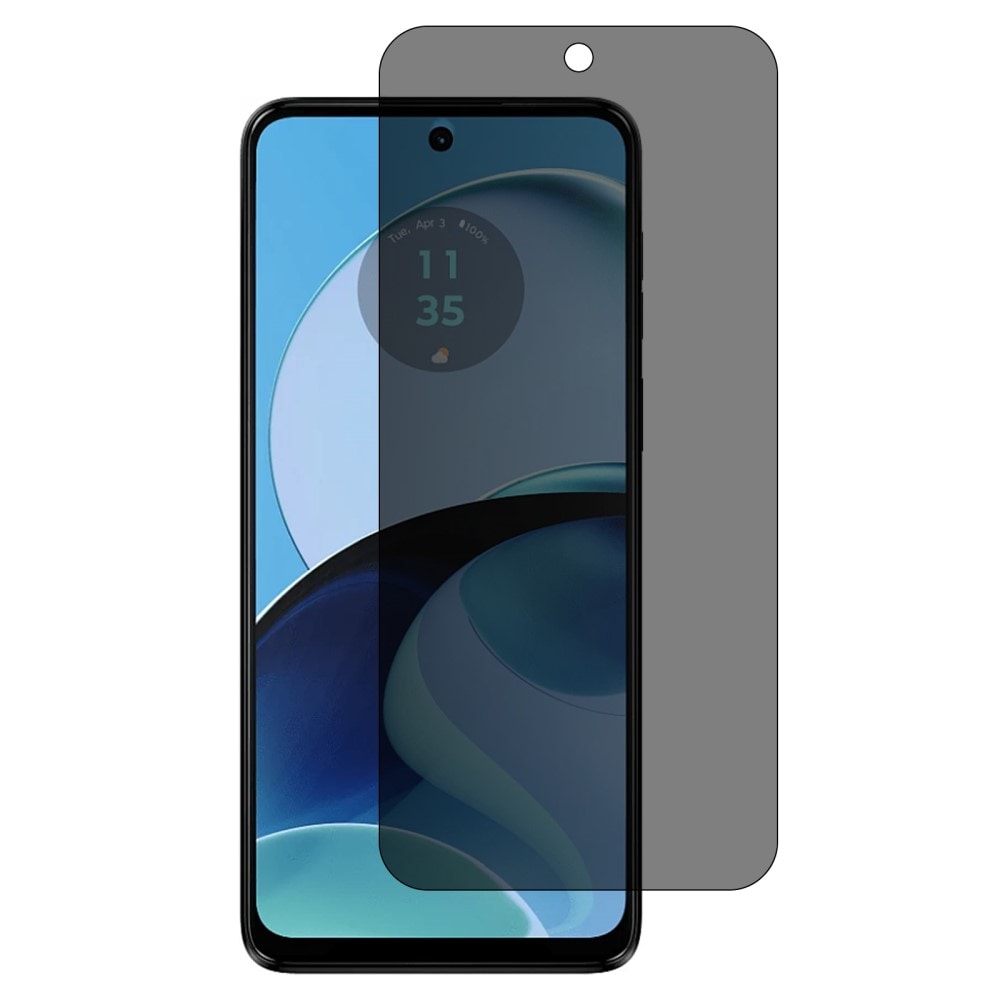 Motorola Moto G14 Anti-spy skärmskydd i glas