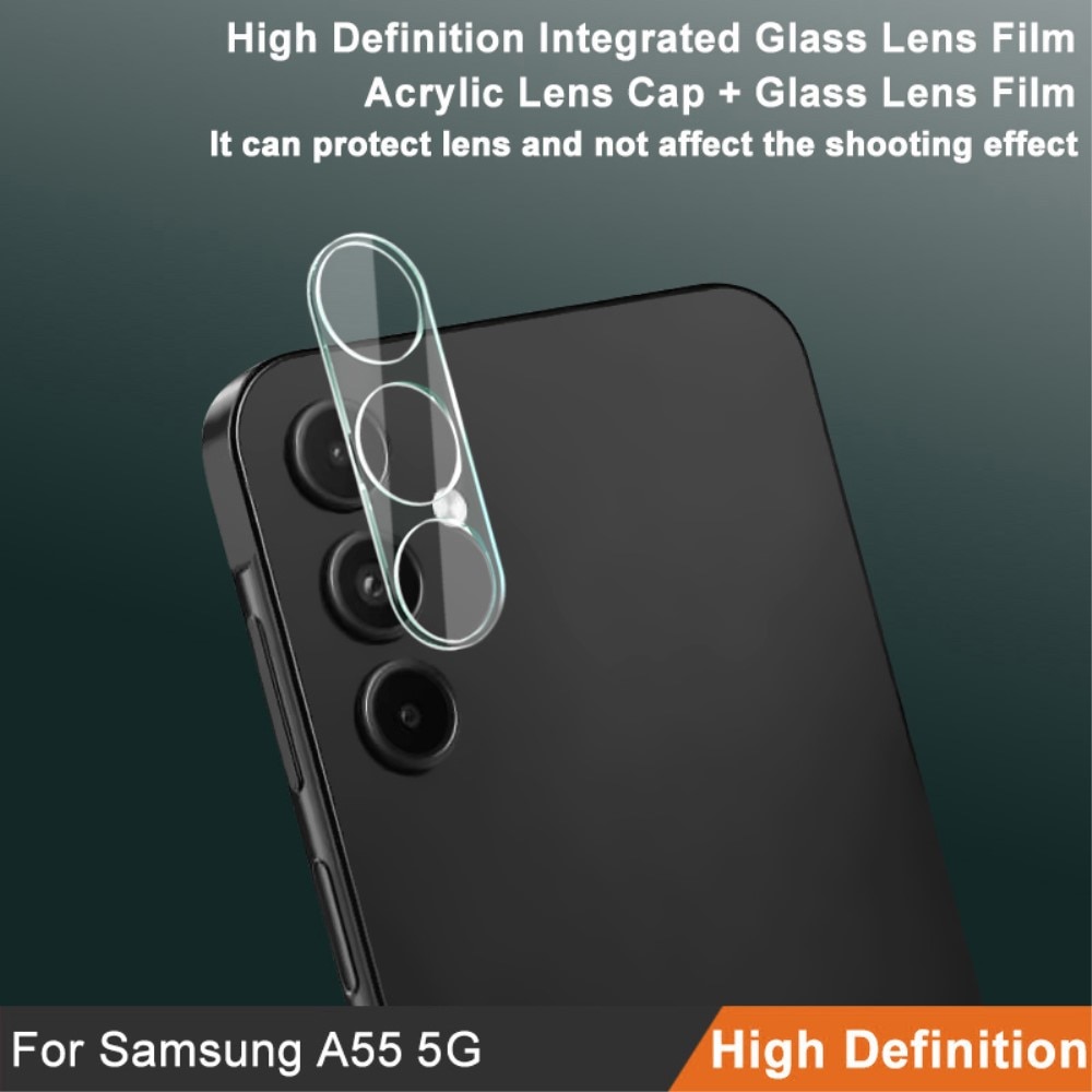 Samsung Galaxy A55 Kameraskydd i glas
