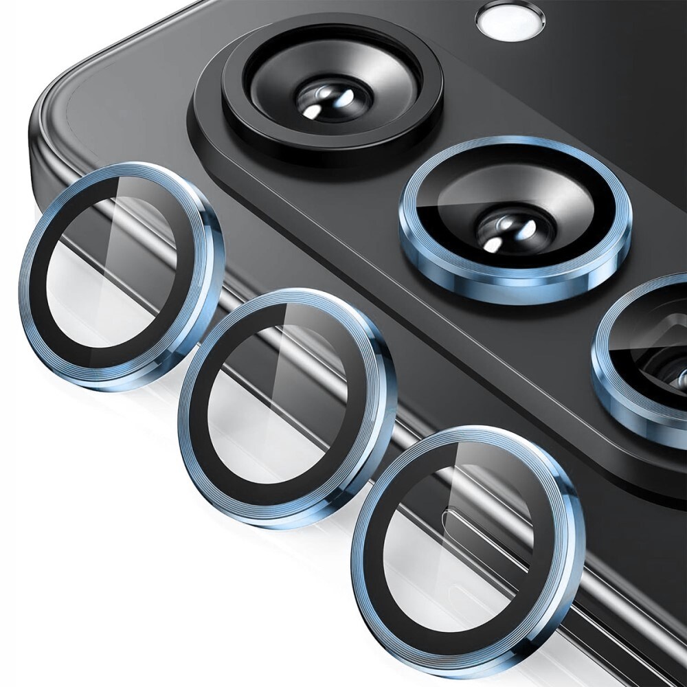 Samsung Galaxy Z Fold 6 Linsskydd i glas & aluminium, blå
